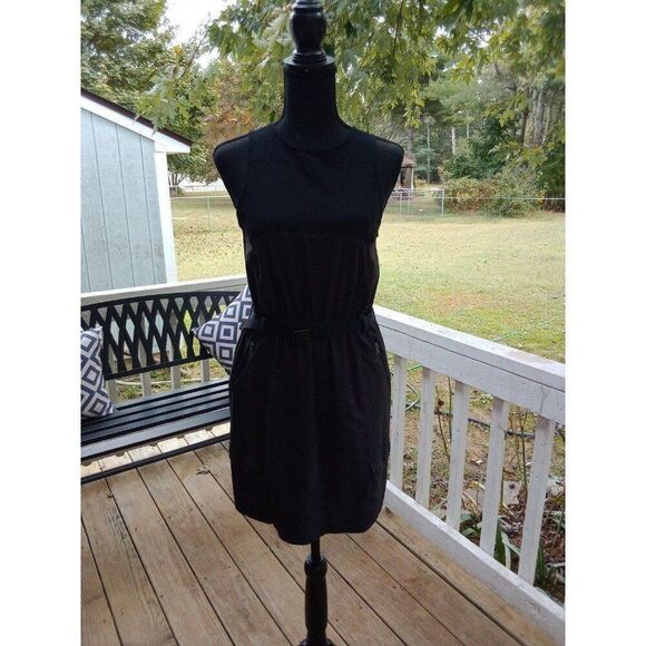 Patagonia Fleet with Belted Tank Dress Black Small - Picture 3 of 11